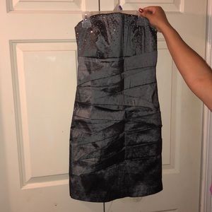 Silver Night dress with little sparkles
